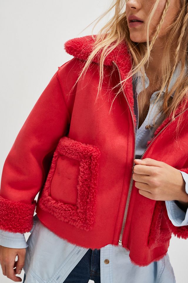 Vera Shearling Aviator Jacket #2