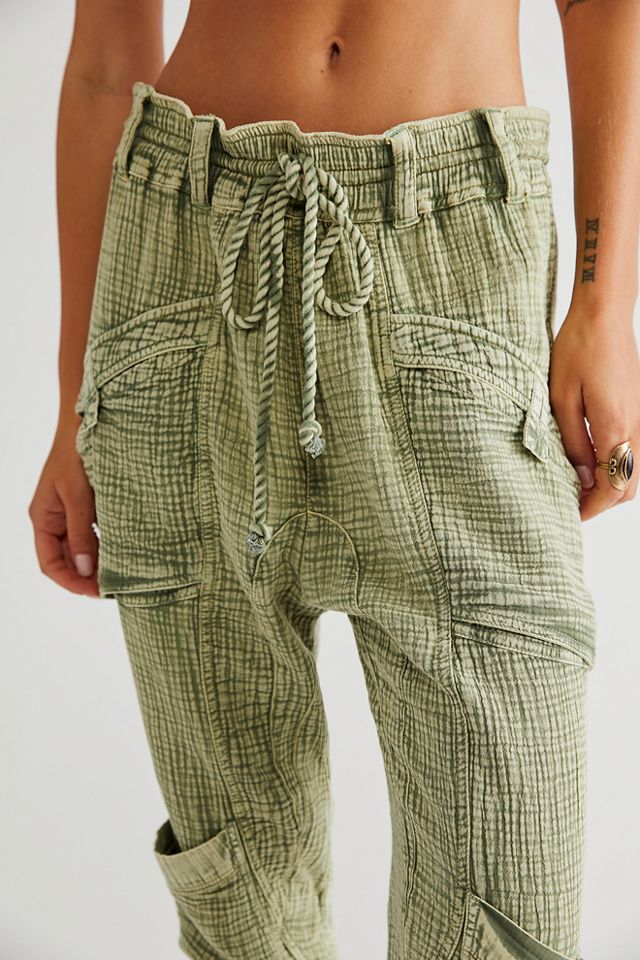 Free People Remember When Tapered Harem Pants. 6