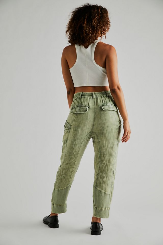 Free People Remember When Tapered Harem Pants. 3