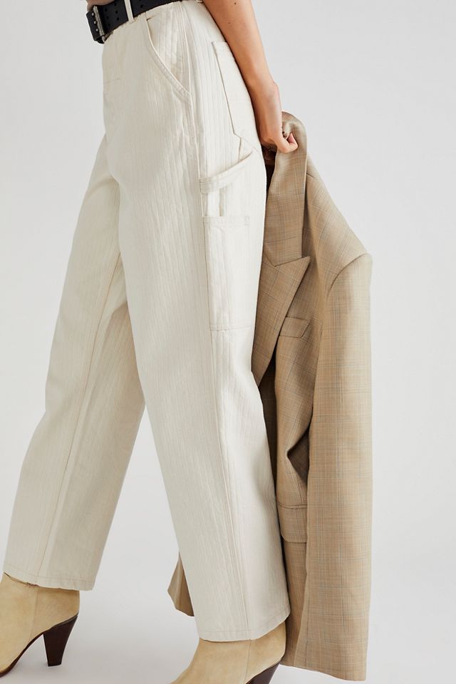 THRILLS Dell Stripe Carpenter Trousers #2