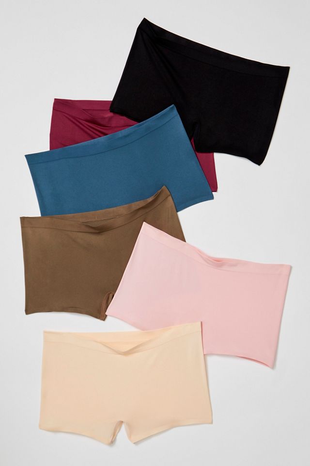 No Show Seamless Boyshort 6-Pack #1