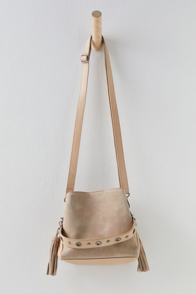 Suede cross body online bag