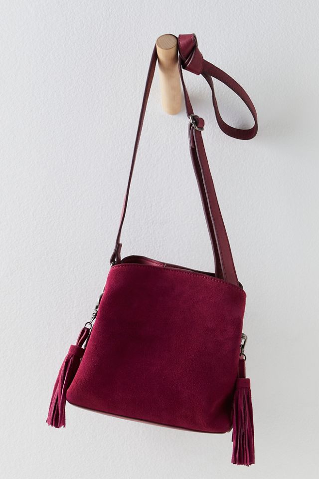 Sindy Suede Crossbody Bag by FP Collection at Free People in Pink