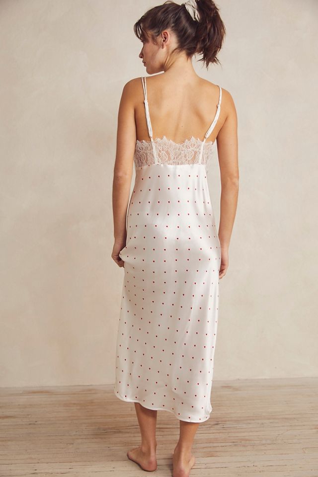 Lace Midi Slip #1