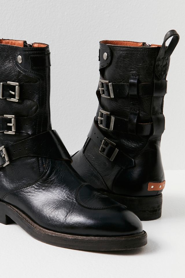 Strap boots outlet