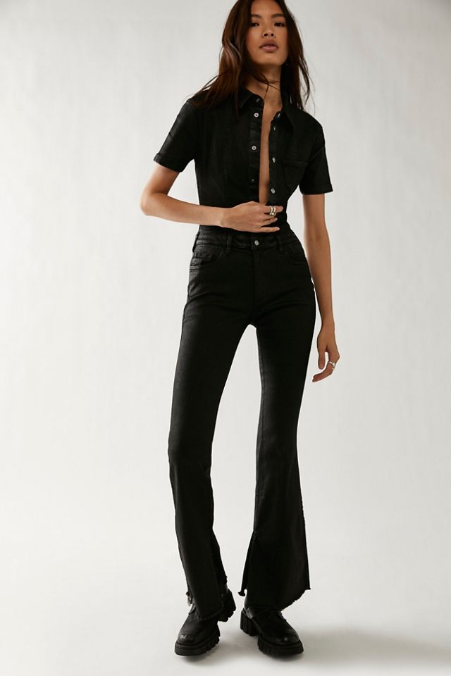 SER.O.YA Lyla Coated Jumpsuit Free People