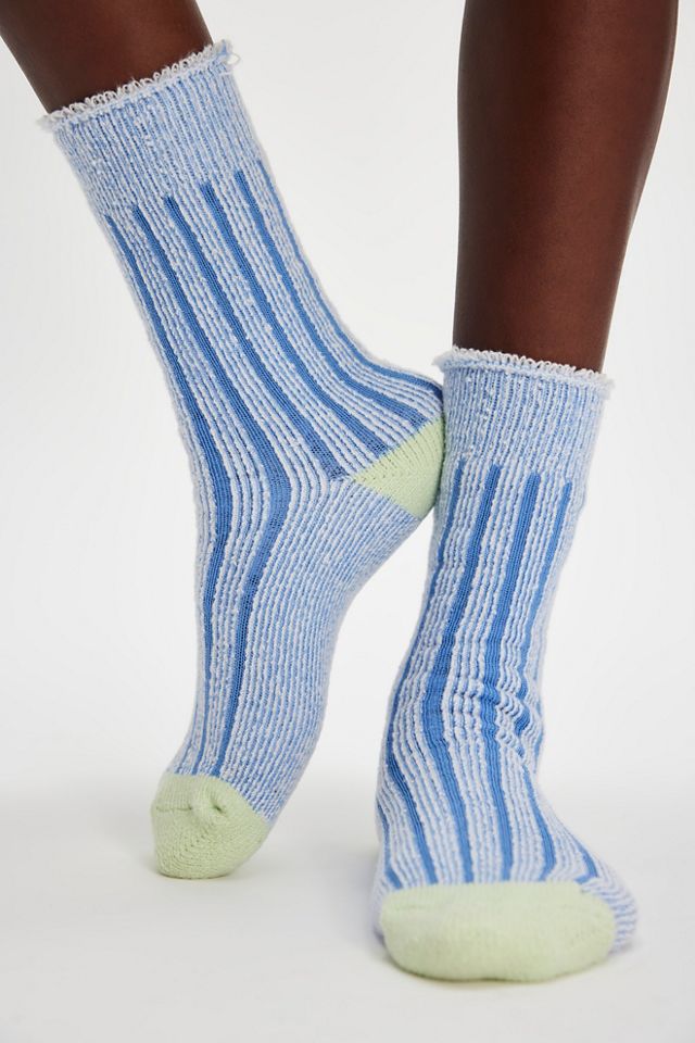 Plush Inside Out Crew Socks #1