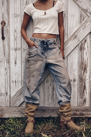We The Free Moxie Pull-On Barrel Jeans