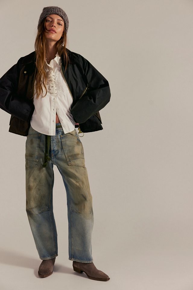 We The Free Moxie Pull-On Barrel Jeans #3
