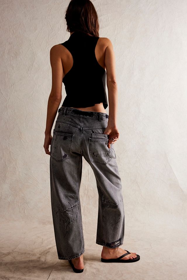 We The Free Moxie Pull On Barrel Jeans Free People