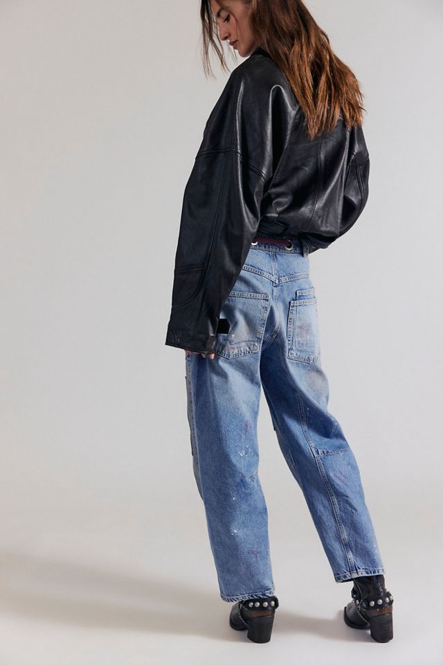 We The Free Moxie Pull-On Barrel Jeans #1