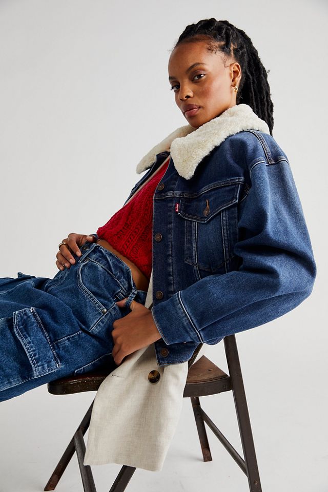 Levi's Warm Baby Bubble Trucker Jacket | Free People