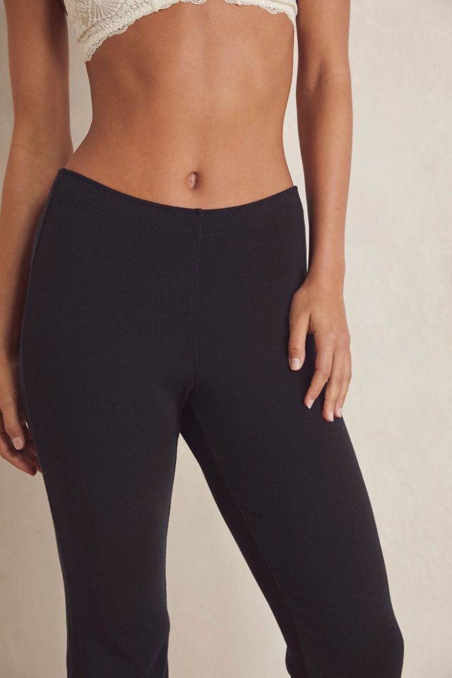 Cozy Rib Split Flare Pants #2