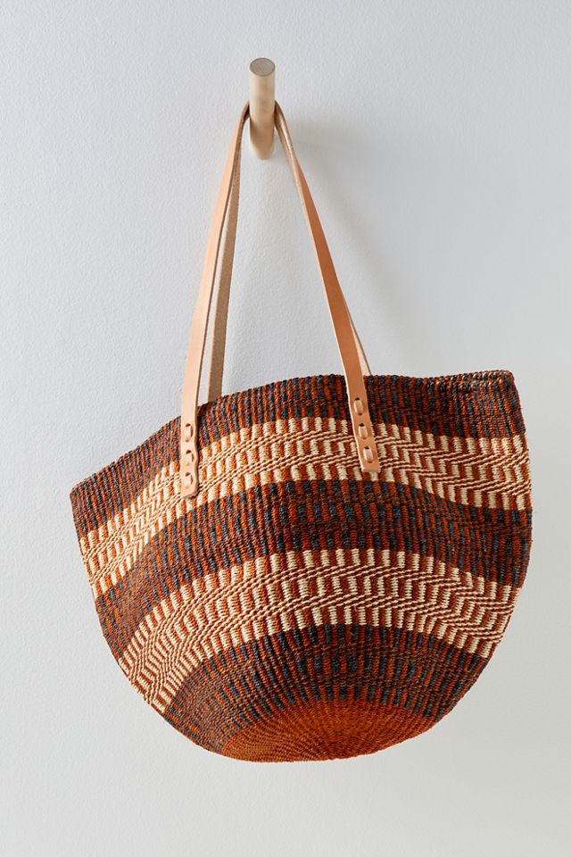 Jenna Bee Sisal Basket Tote Bag #2