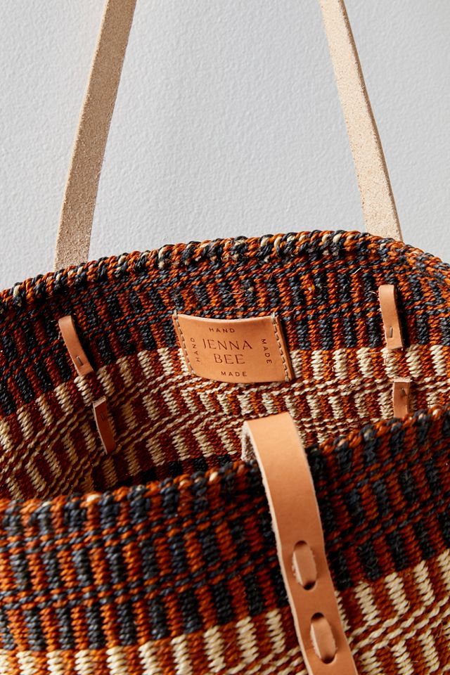 Jenna Bee Sisal Basket Tote Bag #3