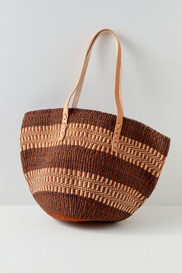Jenna Bee Sisal Basket Tote Bag #4