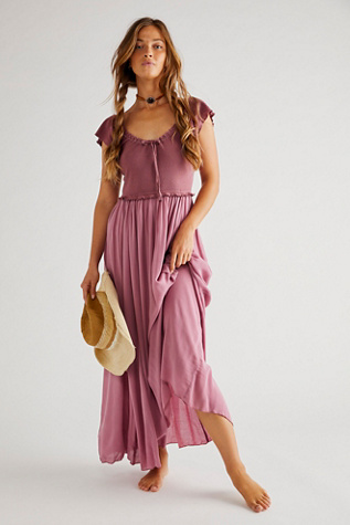 floral linen maxi dress Baltic Born Womens Katherine Maxi Dress | Cream + Rust Floral