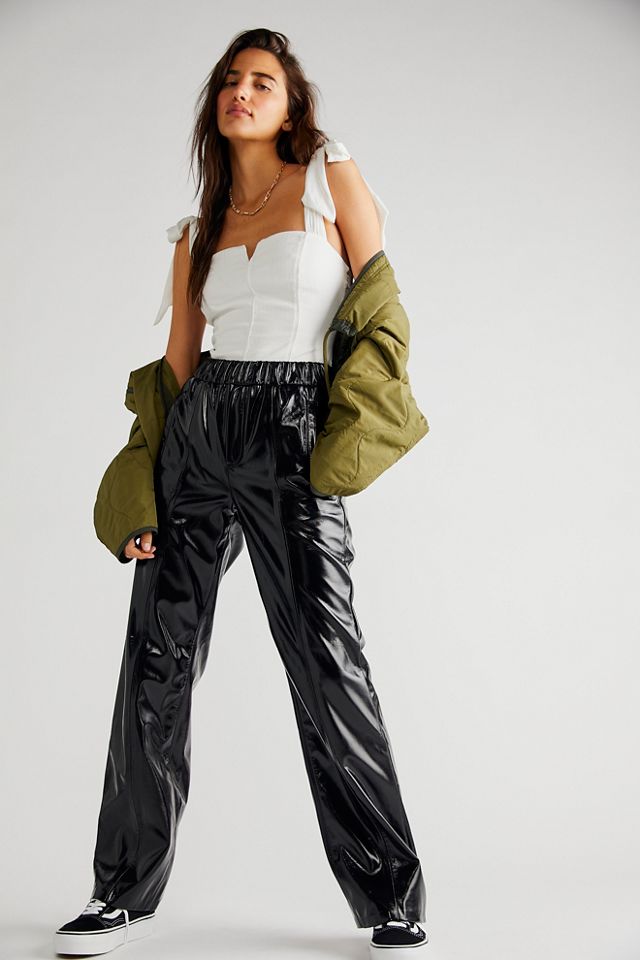 FREE PEOPLE Intimately Ours - Downtime Wide Leg Pants in Winter Bloom