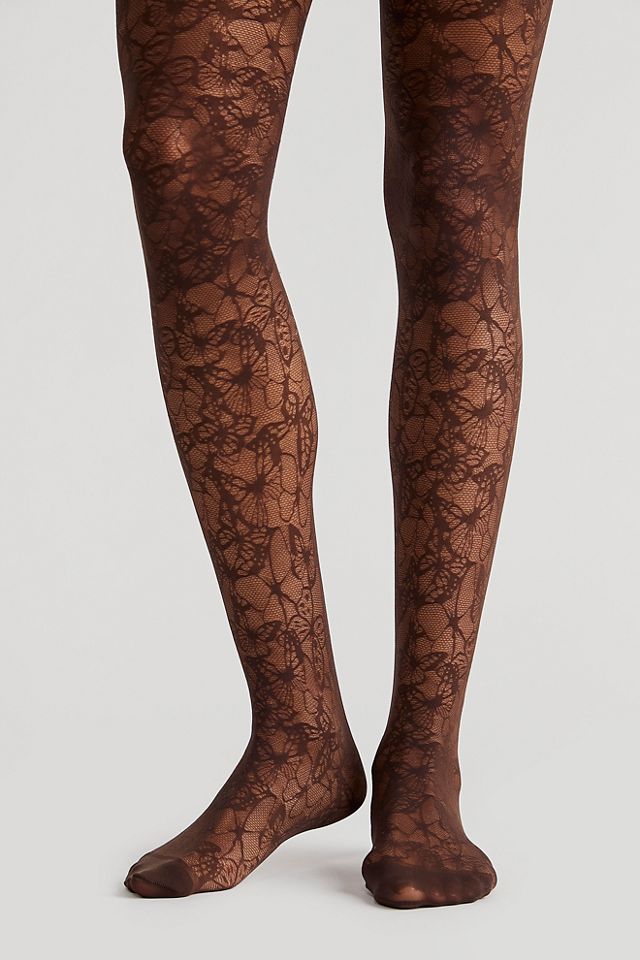 Butterfly Lace Tights #1