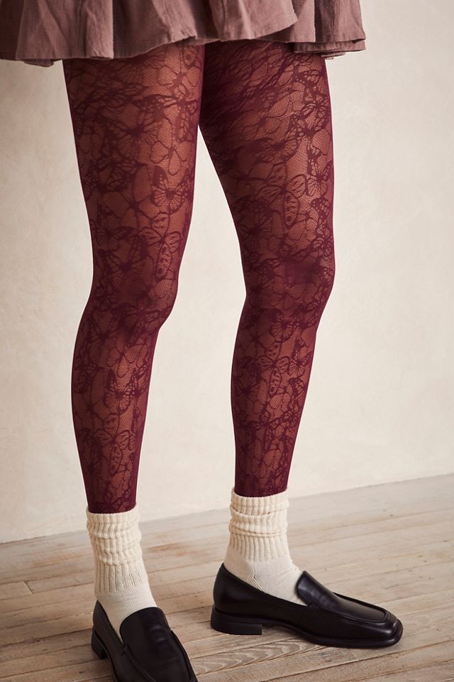 Free People Butterfly Lace Tights. 5