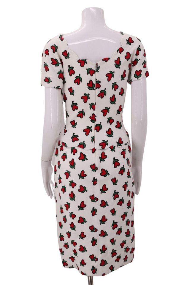 1980s Heart Flower Cotton Dress Selected By Ritual Vintage #2