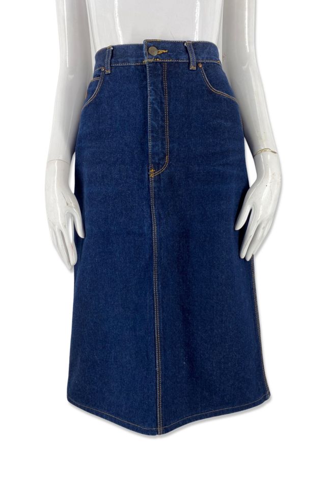 Vintage a line outlet denim skirt