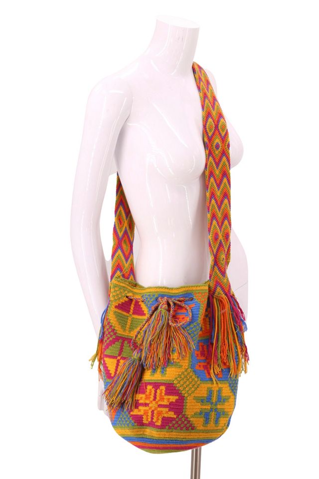 Vintage Tapestry Bag is Colorful Beach Bag .banjara Bag 