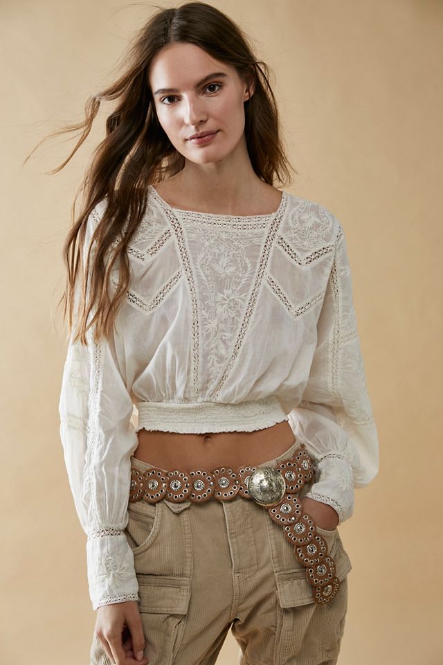 Free People Lucky Penny Wrap Top