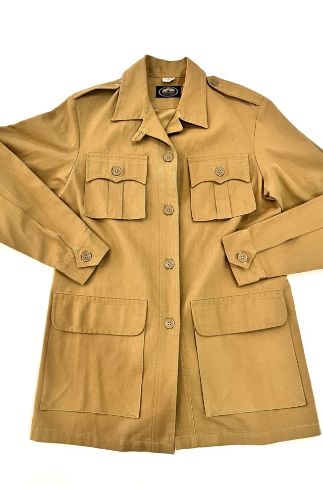 Vintage 1970s British Khaki Safari Jacket Selected by Personal