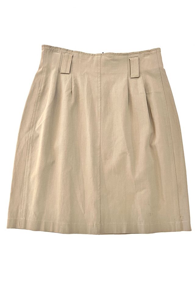 Vintage 1990s Stretch Khaki Mini PencilSkirt Selected by Personal ...