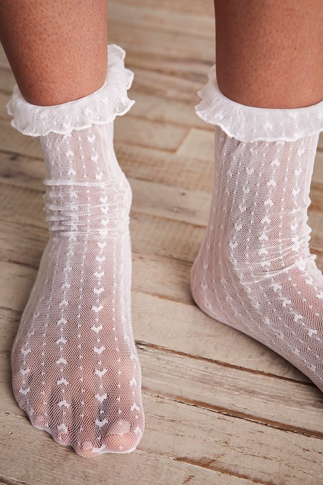 Lovey Ruffle Socks #1
