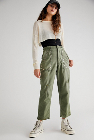 Tricia Fix Studded Cargo Pants | Free People