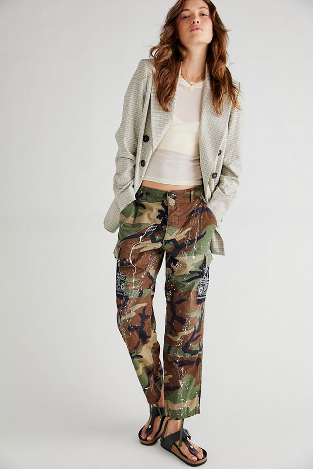 Tricia Fix Camo Bandana Cargo Pants #1