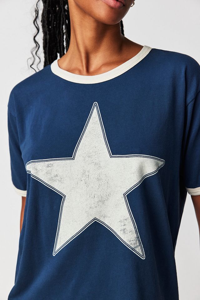 Classic Star Oversized Ringer Tee #2
