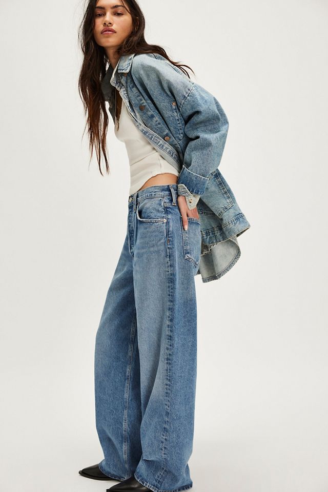 AGOLDE Low-Rise Baggy Jeans | Free People