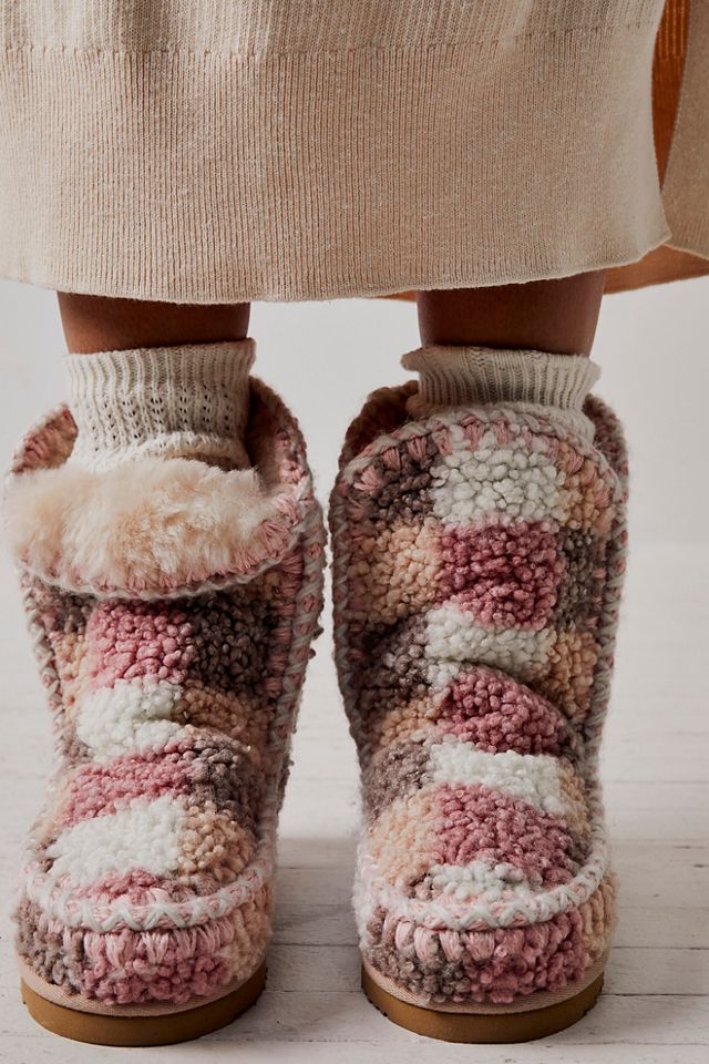 Bottes Mou Tartan Teddy #1