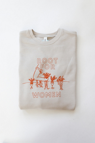 Overseasoned Root for Women Crewneck