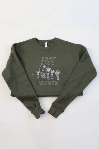 Overseasoned Root for Women Crewneck