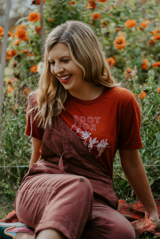 Женская футболка Overseasoned Root for Women, цвет: Кирпичный красный — фото 2