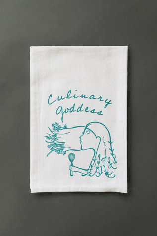 Overseasoned Culinary Goddess Tea Towel