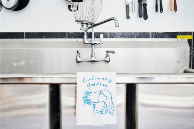 Overseasoned Culinary Goddess Tea Towel #1