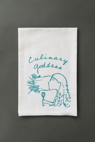 Overseasoned Culinary Goddess Tea Towel