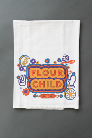 Overseasoned Flour Child Tea Towel