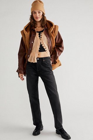 Easy Days Cropped Mineral Wash Wide Leg Flared Lounge Pants