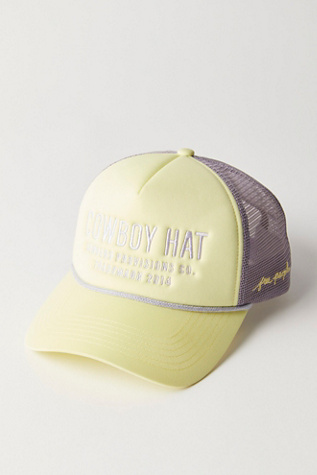 Cowboy Baseball Hat by Sendero Provisions at Free People in Lemon Drop