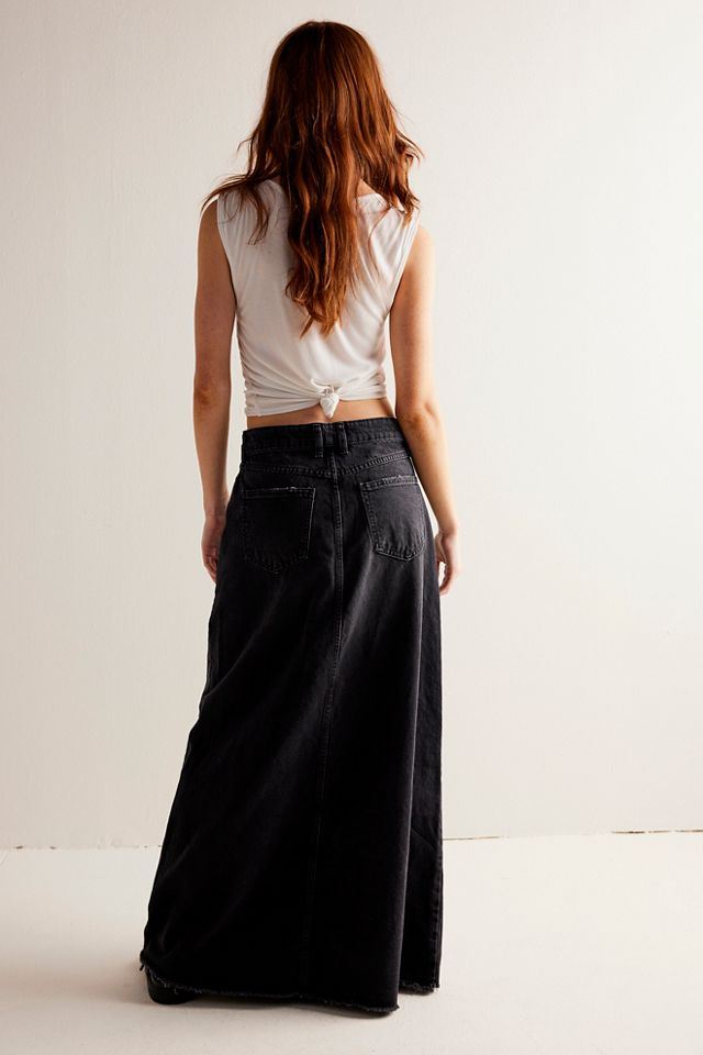 We The Free ★ Come As You Are Denim Maxi Skirt We The Free Come As You Are Denim Maxi Skirt | Free People