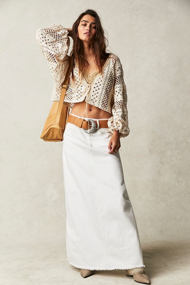 Free people 2025 maxi skirt