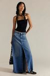 We The Free Come As You Are Denim Maxi Skirt