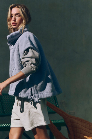 Scout It Out Fleece Vest Jacket by FP Movement at Free People, Steel, S
