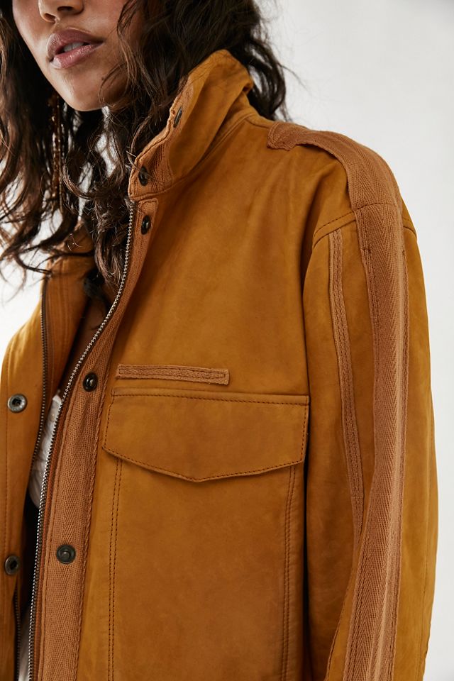 Veste en denim texturé matelassé Dolman | Free People FR